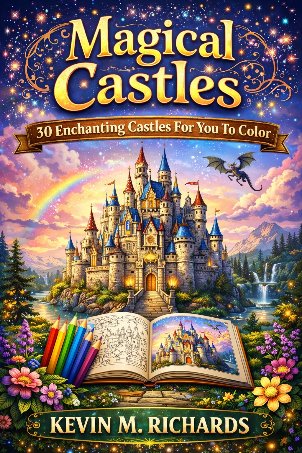 Magical Castles: 30 Enchanting Castles For You To Color
